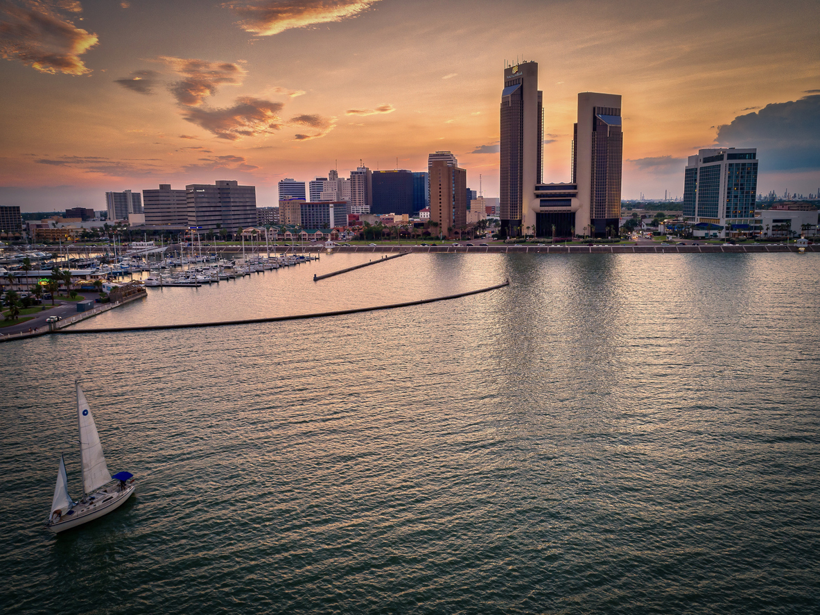 Panoramic Image of Corpus Christi, TX